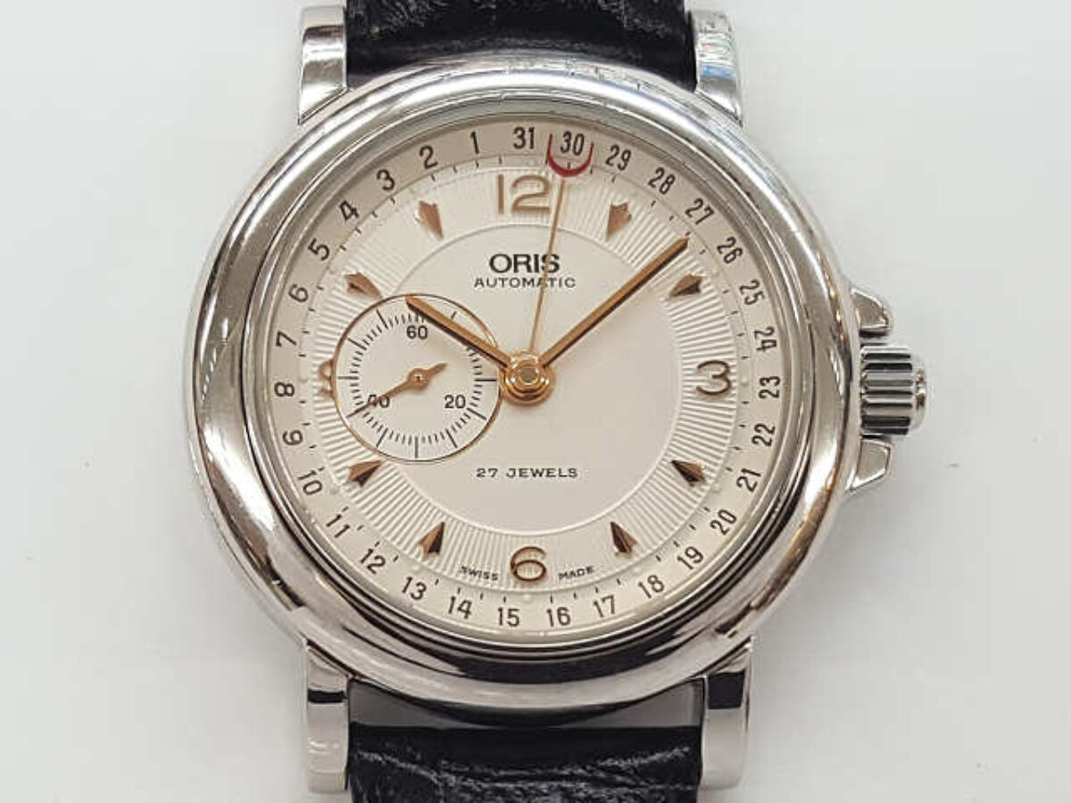 ORIS(オリス)ポインターデイト 7467B 自動巻き ベルト社外品 腕時計を