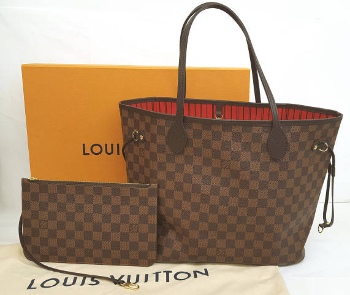 LOUIS VUITTON ルイヴィトン ネヴァーフルMM N41358 ダミエ トート ...