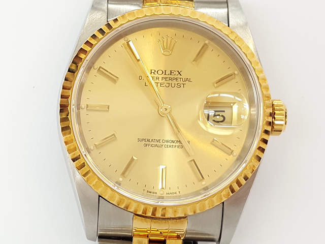 ROLEX ロレックス デイトジャスト 16233（X番）をお買取致しました ...