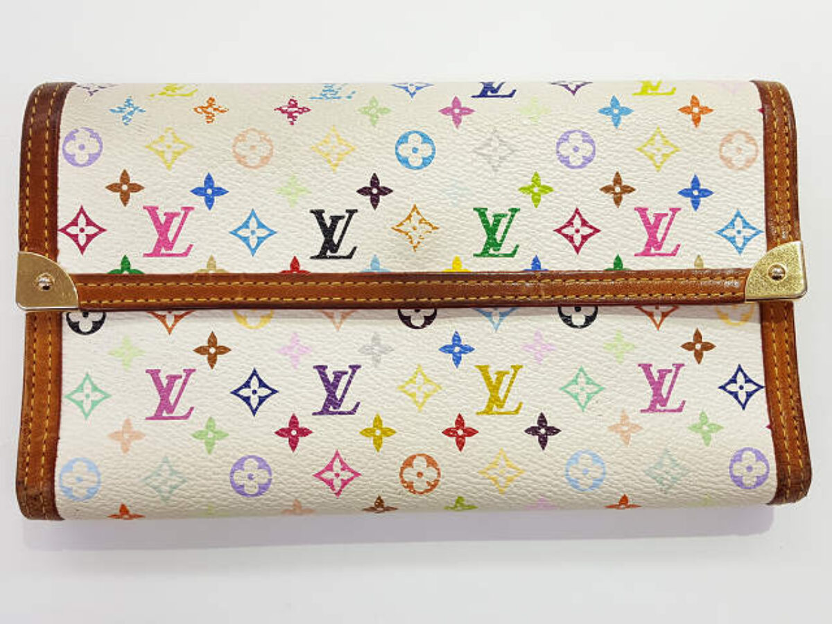 Louis Vuitton マルチカラー ポルトトレゾールインターナショナル