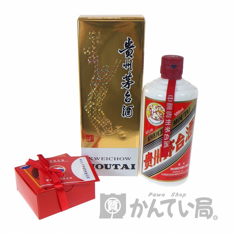 醤香酒白酒【お値下げ】①貴州茅台酒53% 2018年製天女ラベル醤香型高麗 ...