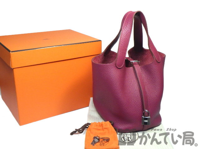 HERMES【エルメス】ピコタンロックPM トリヨンクレマンス/ルビーをお買取り致しました【かんてい局 新潟万代店】 | 買取実績 | 質屋かんてい局  新潟万代店 | 質屋かんてい局