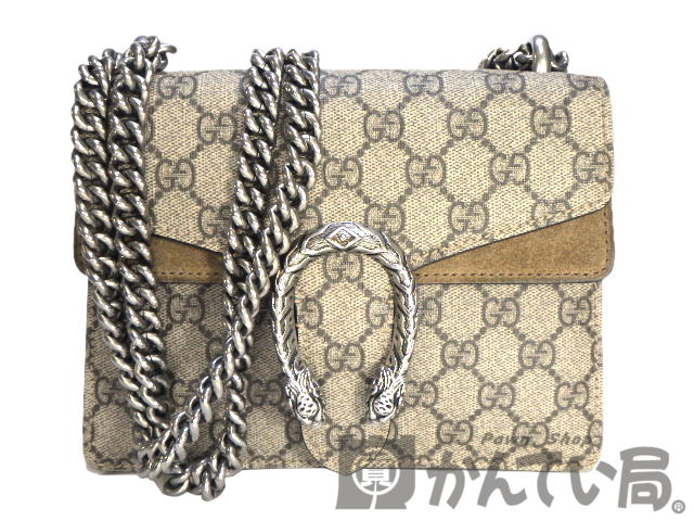 ★良品★ グッチ ディオニュソス チェーンショルダーバッグ 421970 GUCCI - グッチ GGスプリーム ディオニュソス チェーン ショルダー