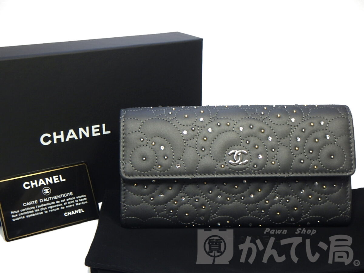 CHANEL カメリア 長財布 - 小物