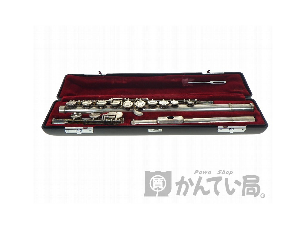 YAMAHAフルート411管体銀製 ヤマハ フルート YFL-411 管体銀製 Eメカ付 調整済 良品