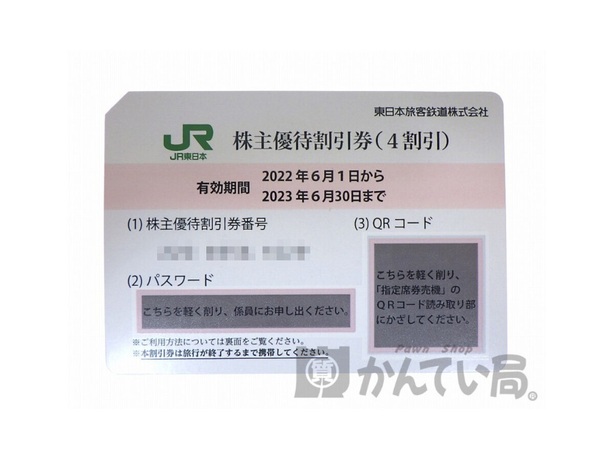 JR東日本旅客鉄道株主優待券　2022年6月1日から2023年6月30日まで_blur_1024