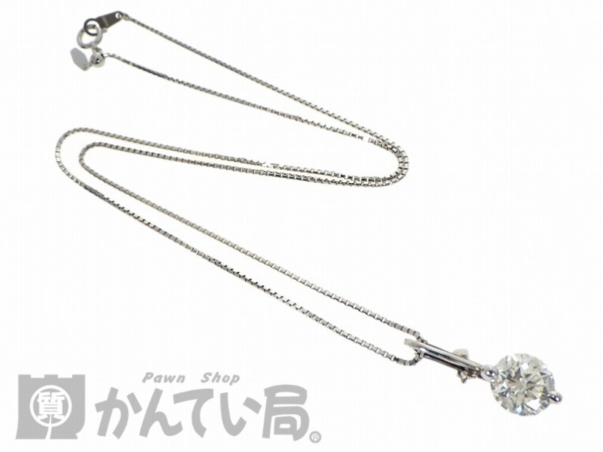 専用JF455★高級大粒ダイヤモンド1.022ct プラチナ ネックレス 鑑定付