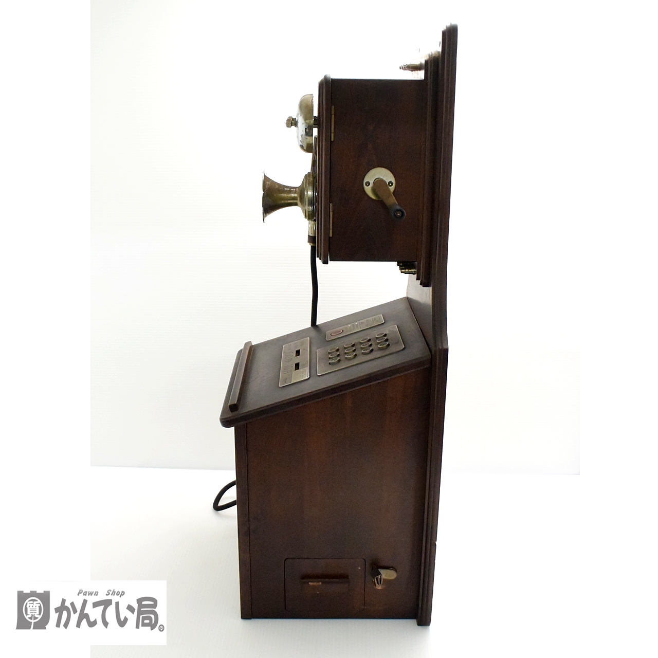 日本電信電話 クラシックピンクTEL P88-0181-1 オルゴール付き 木製