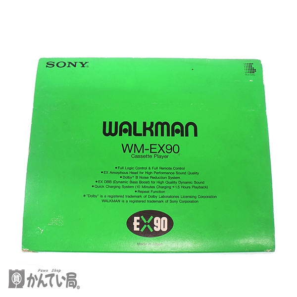 新品未使用』SONY WALKMAN WM-EX90 ポータブルプレーヤー | inaudit.io
