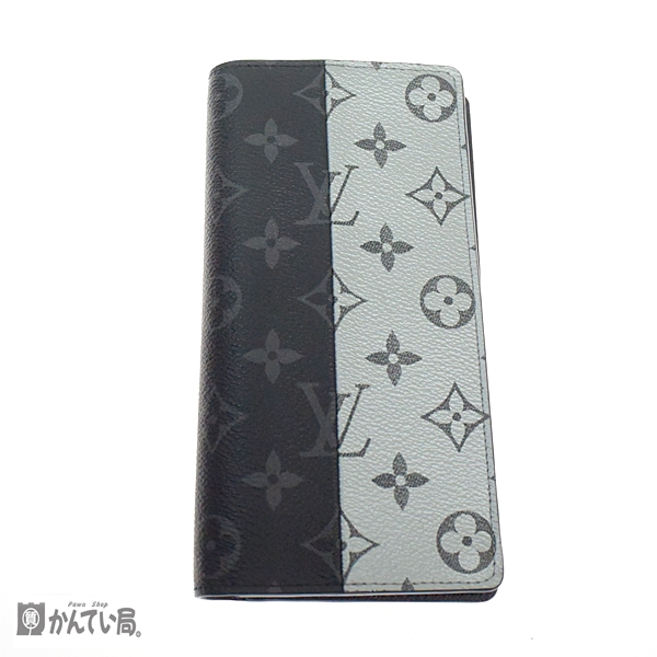 LOUISVUITTON モノグラムエクリプススプリットポルトフォイユ・ブラザ LOUIS VUITTON ヴィトン M63027 モノグラムエクリプス