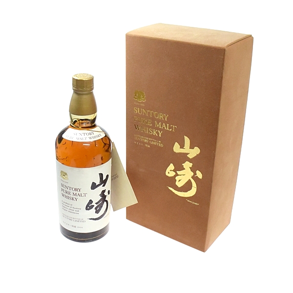 希少品 サントリー 山崎 ピュアモルト 760ml 43% ベロアケース 特級 ウイスキー お酒 PURE MALT YAMAZAKI  太宰府市のお客様よりお買取りさせて頂きました かんてい局太宰府店 | 買取実績 | 質屋かんてい局 太宰府店 | 質屋かんてい局