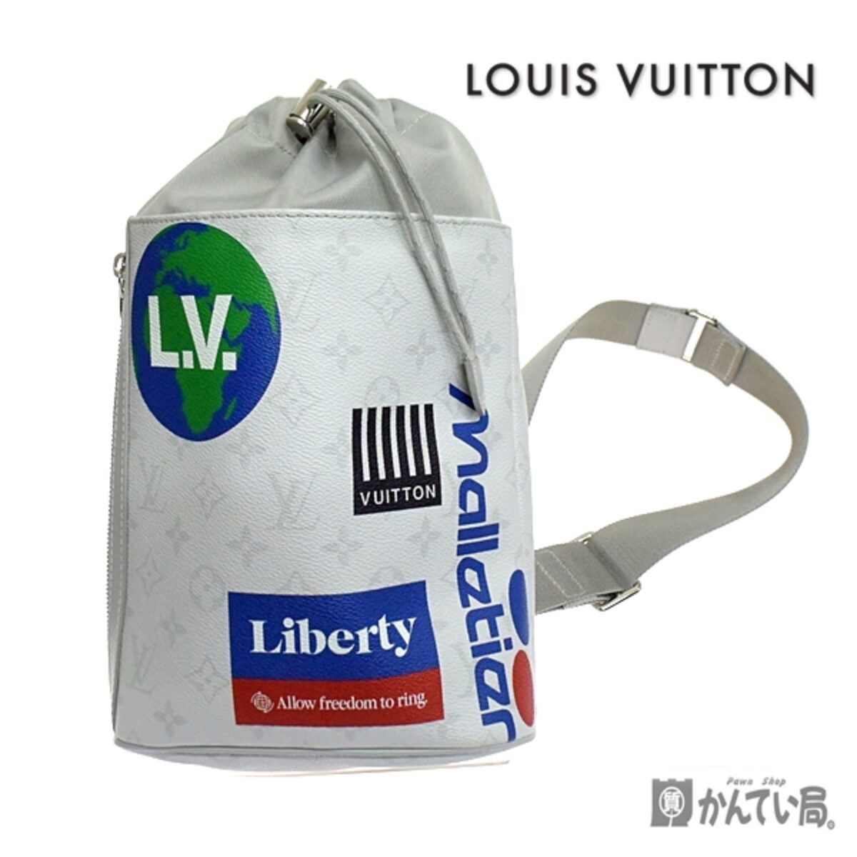 LOUIS VUITTON ルイヴィトン モノグラム チョーク スリングバッグ ...