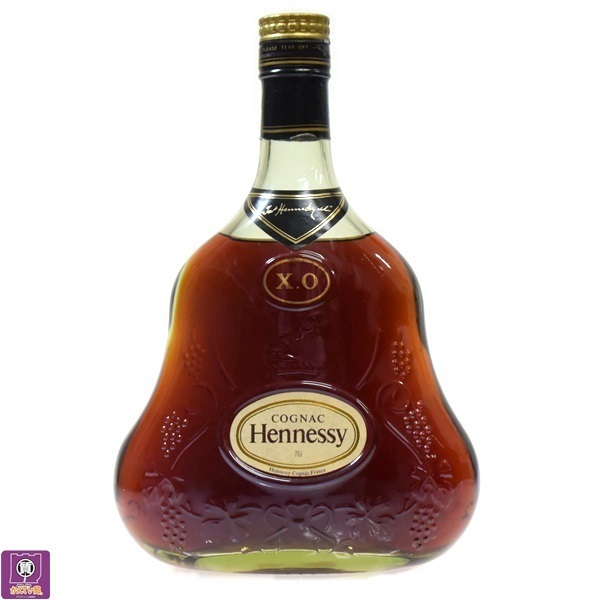 古酒 Hennessy X.O ヘネシーXO クリアボトル 金キャップ 700ml 