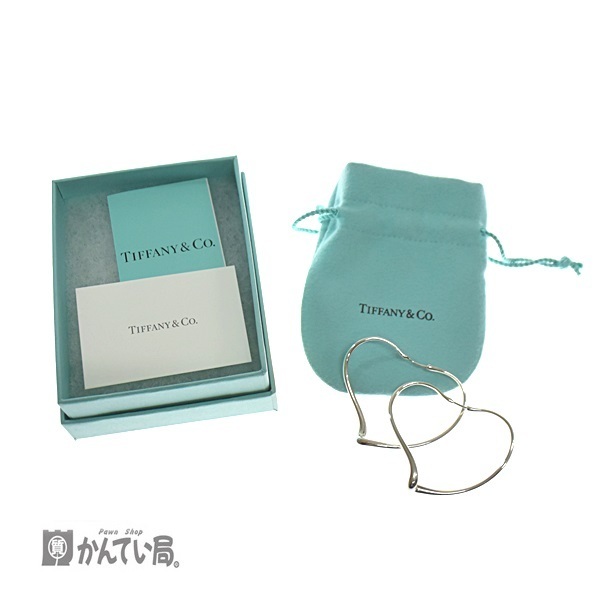 Tiffany & Co. オープンハートフープシルバーピアス 楽天市場】ティファニー TIFFANY＆CO. オープンハート フープ