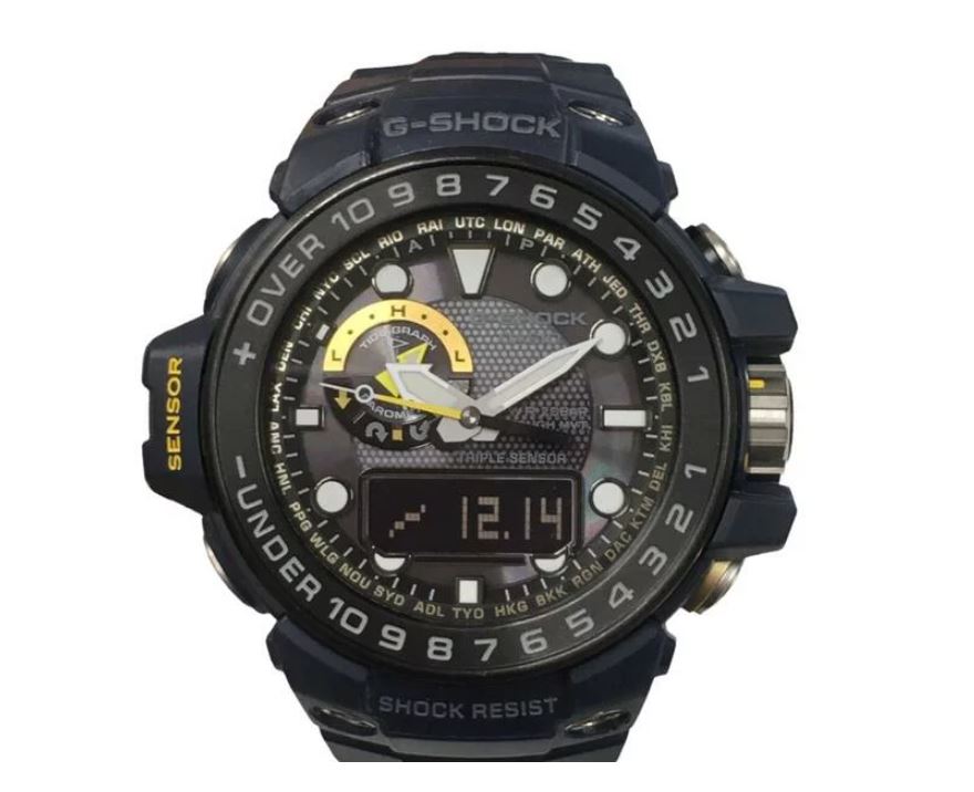 CASIO【カシオ】GWN-1000 G-SHOCK ガルフマスター ネイビー ブラック クォーツ メンズ 腕時計 | 買取実績 | 質屋かんてい局  宜野湾愛知店 | 質屋かんてい局