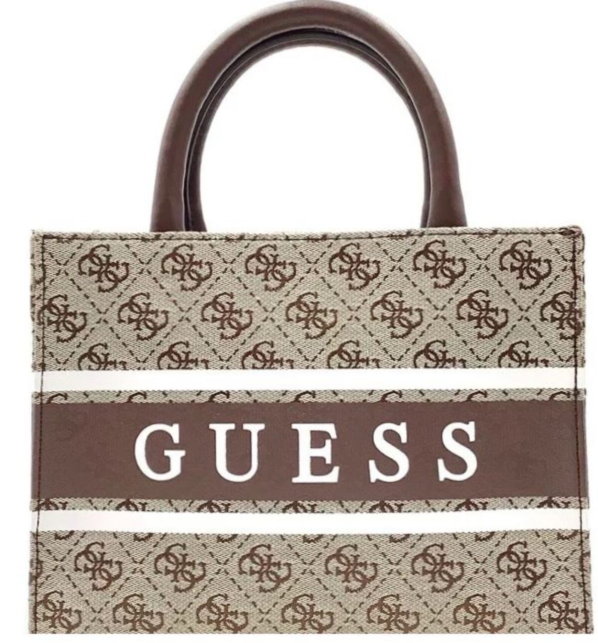 GUESS guess ゲス バッグ バック 公式 正規品 モノグラム ブラウン