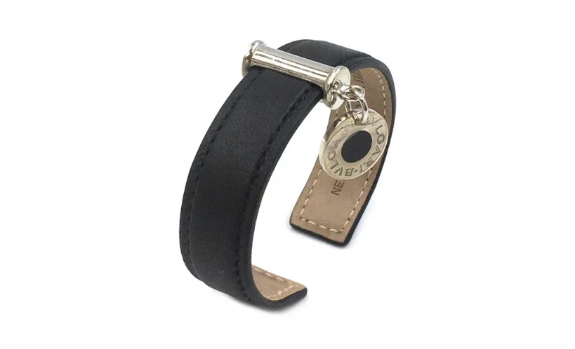 BVLGARI ブルガリ 23515 カフブレスレット バングル レザー BVLGARI ブルガリ 23515 カフブレスレット バングル レザー