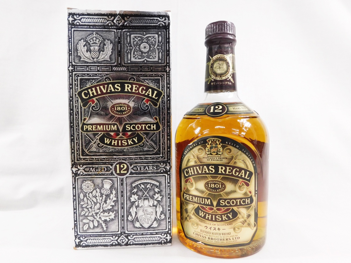 未開栓 CHIVAS REGALシーバスリーガル 12年 1801 スコッチウィスキー