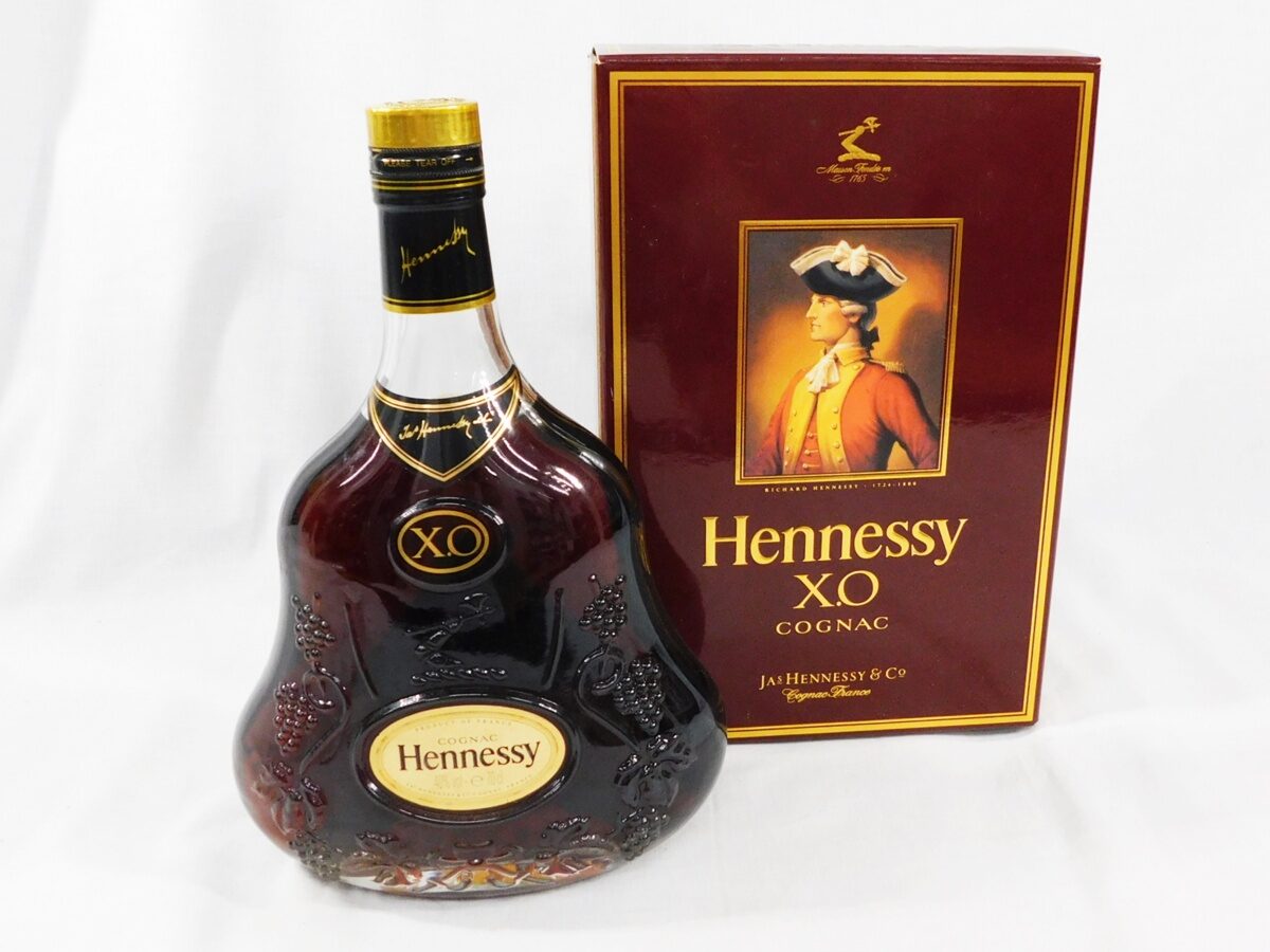 日本限定モデル】 ヘネシー XO 金キャップ Hennessy クリアボトル 未