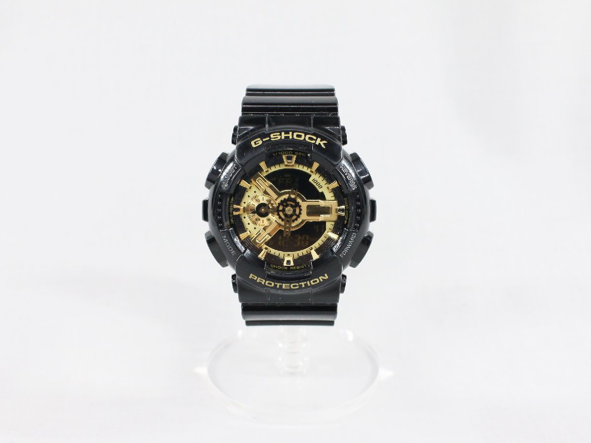 中古品 CASIO G-SHOCK カシオ Gショック GA-110GB クォーツ アナデジ 