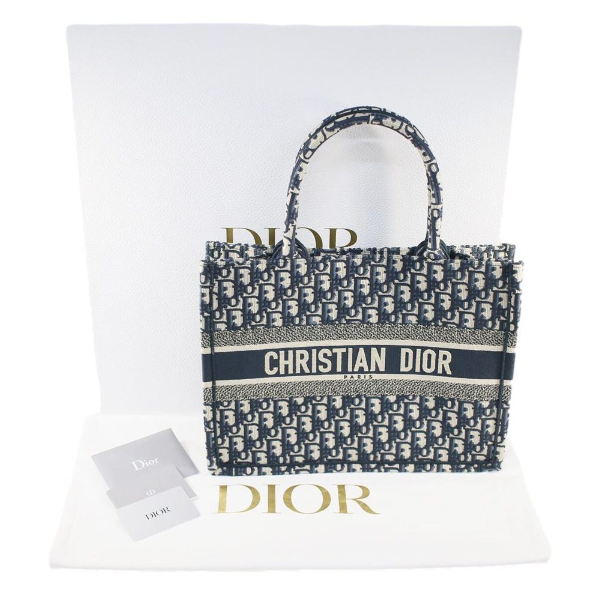 未使用 クリスチャンディオール DIOR BOOK TOTE ブックトート ...