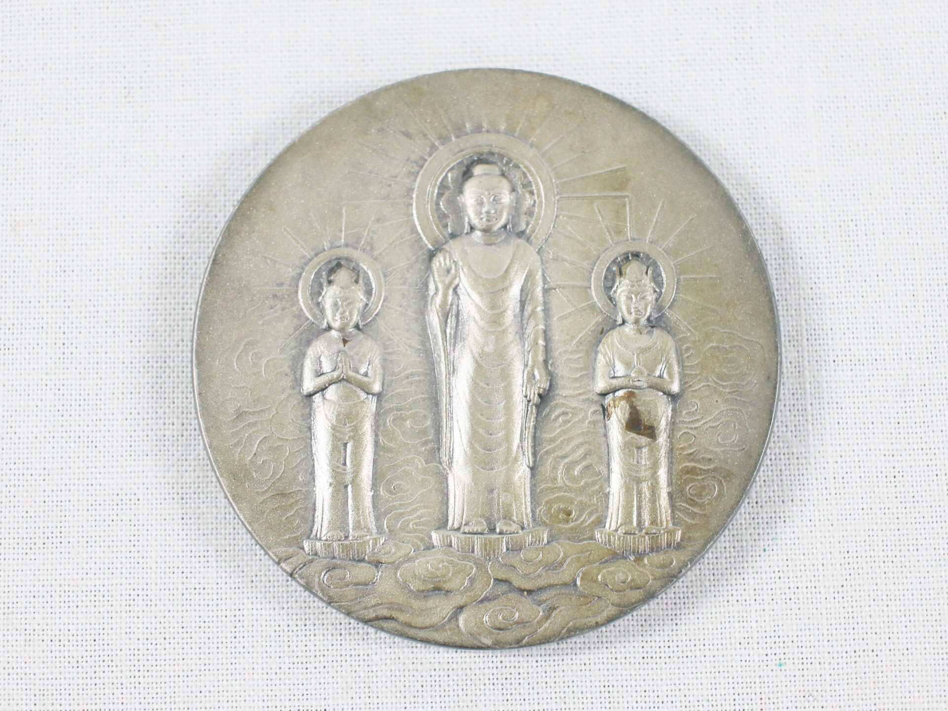 中古品 純銀コイン 81.9グラム 信州善光寺 御開帳記念純銀メダルを熊本 
