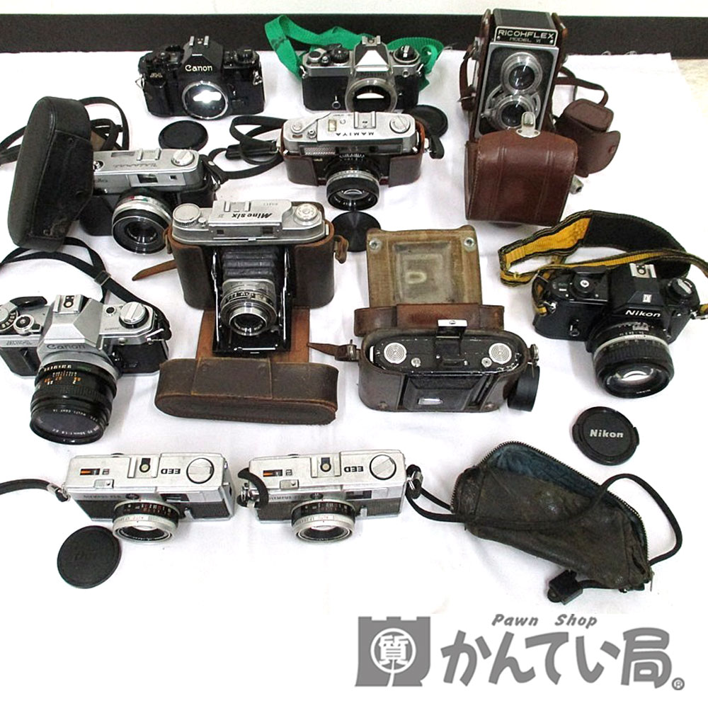 金沢久安店】ジャンク品のカメラを大量に買取させて頂きました