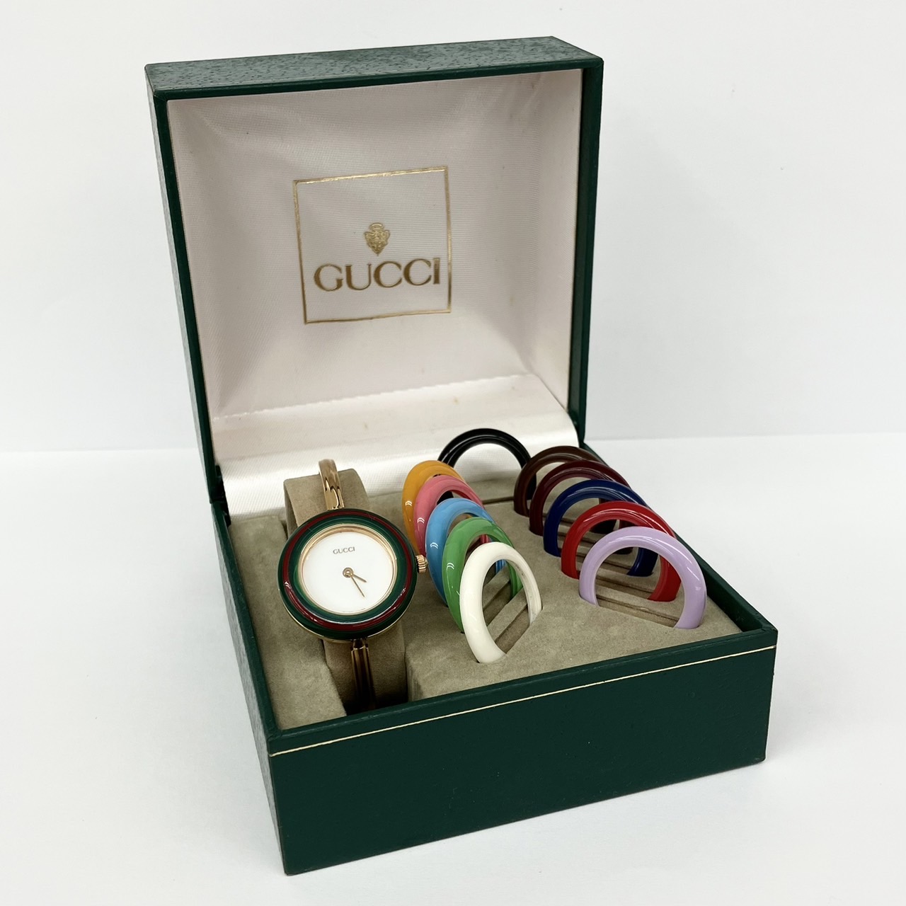 GUCCI【グッチ】12色チェンジベゼル 腕時計の買取価格と査定の
