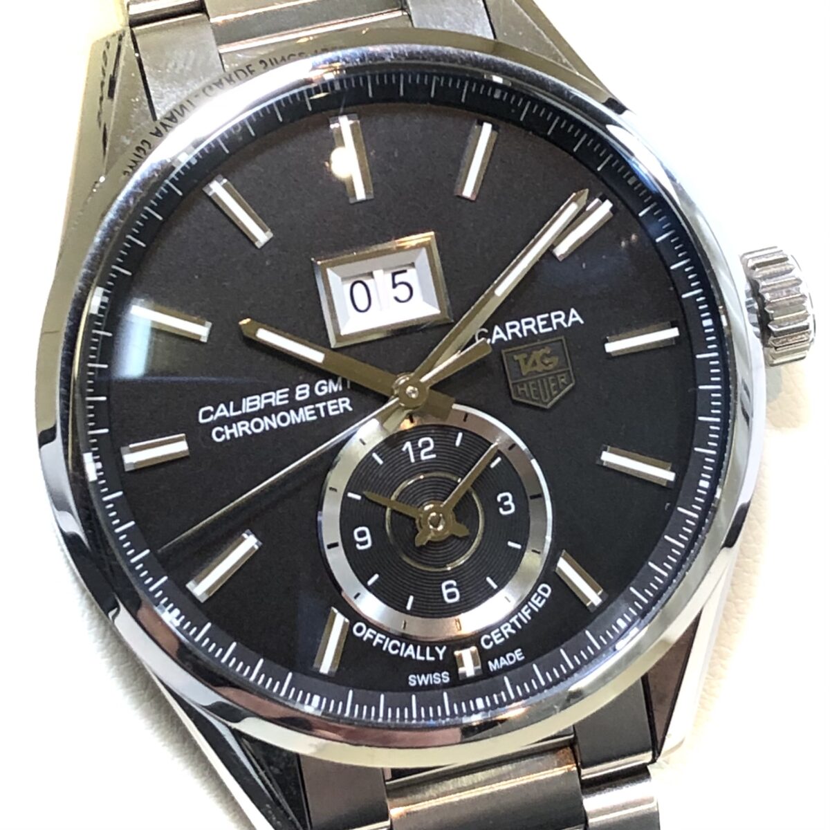 TAG HEUER WAR5010-2 カレラ キャリバー8 クロノメーター 自動巻き メンズ腕時計