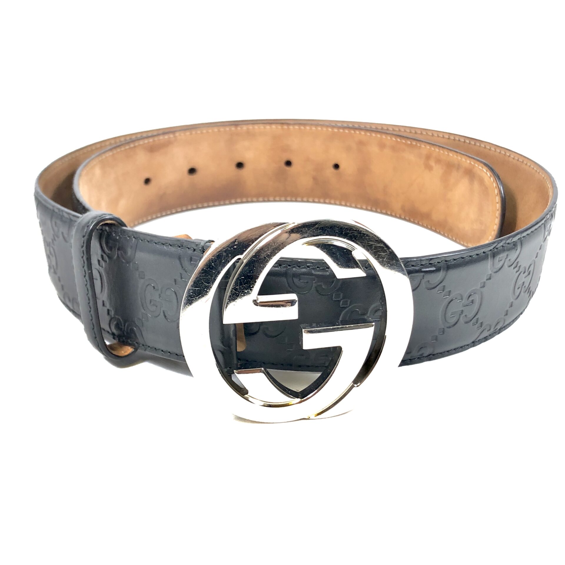 GUCCI シマレザー インターロッキング Gベルトをお買取りしました