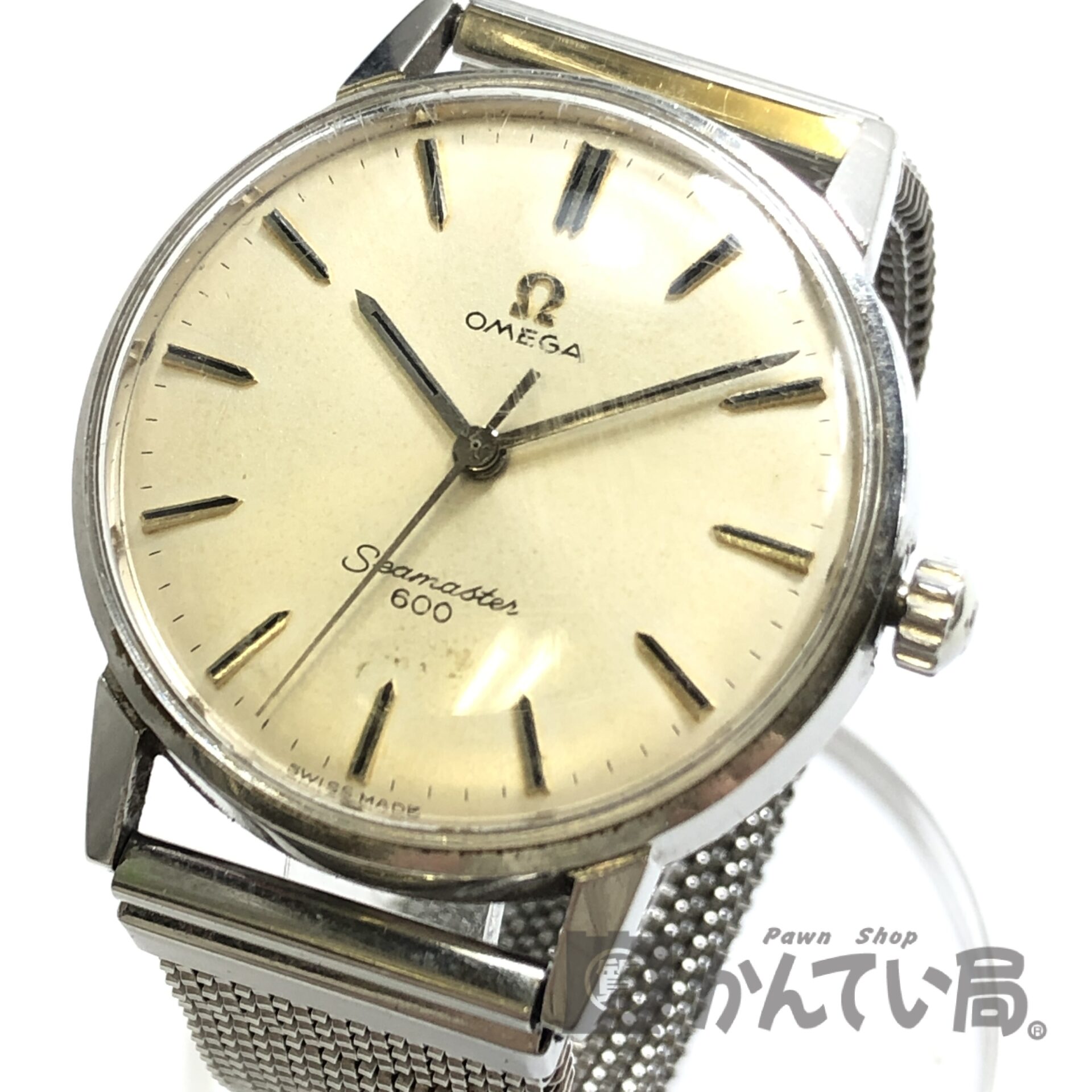 【6/24火23:59削除予定】OMEGA製ヴィンテージ手巻き時計 O-8114| オメガ ヴィンテージ 38mm ビッグケース 手巻き Cal.266