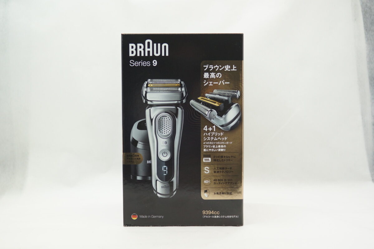 BRAUN ブラウン Series9 9394cc 充電式電気シェーバー アルコール洗浄