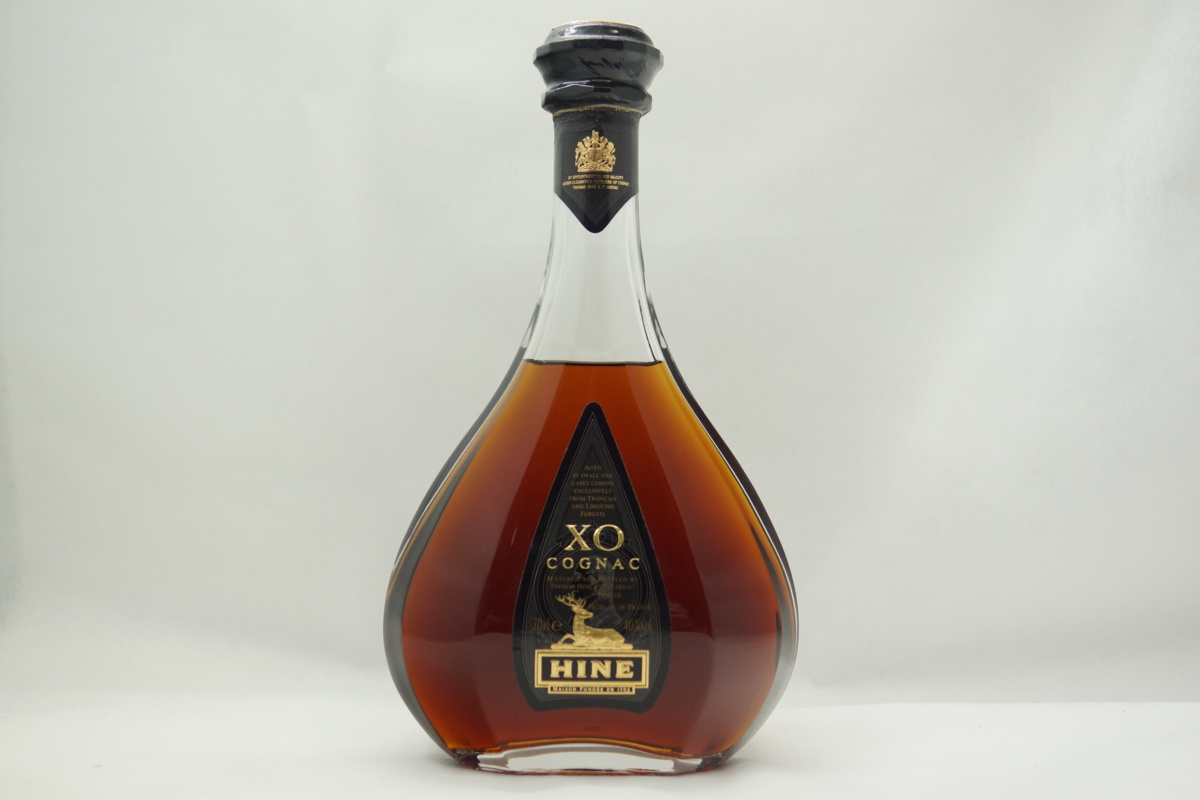 古酒　HINE XO コニャック ダイヤモンド型ボトル HINE XO COGNAC 鹿ボトル古酒 陶器 ブランデー コニャック
