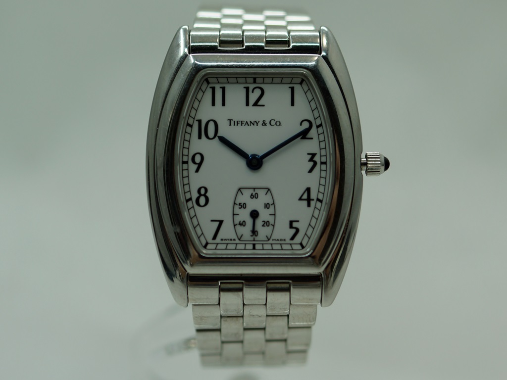 Tiffany & Co. アラーム時計 シルバー ティファニー グランド Z0030.13.10B21.A00A シルバー メンズ