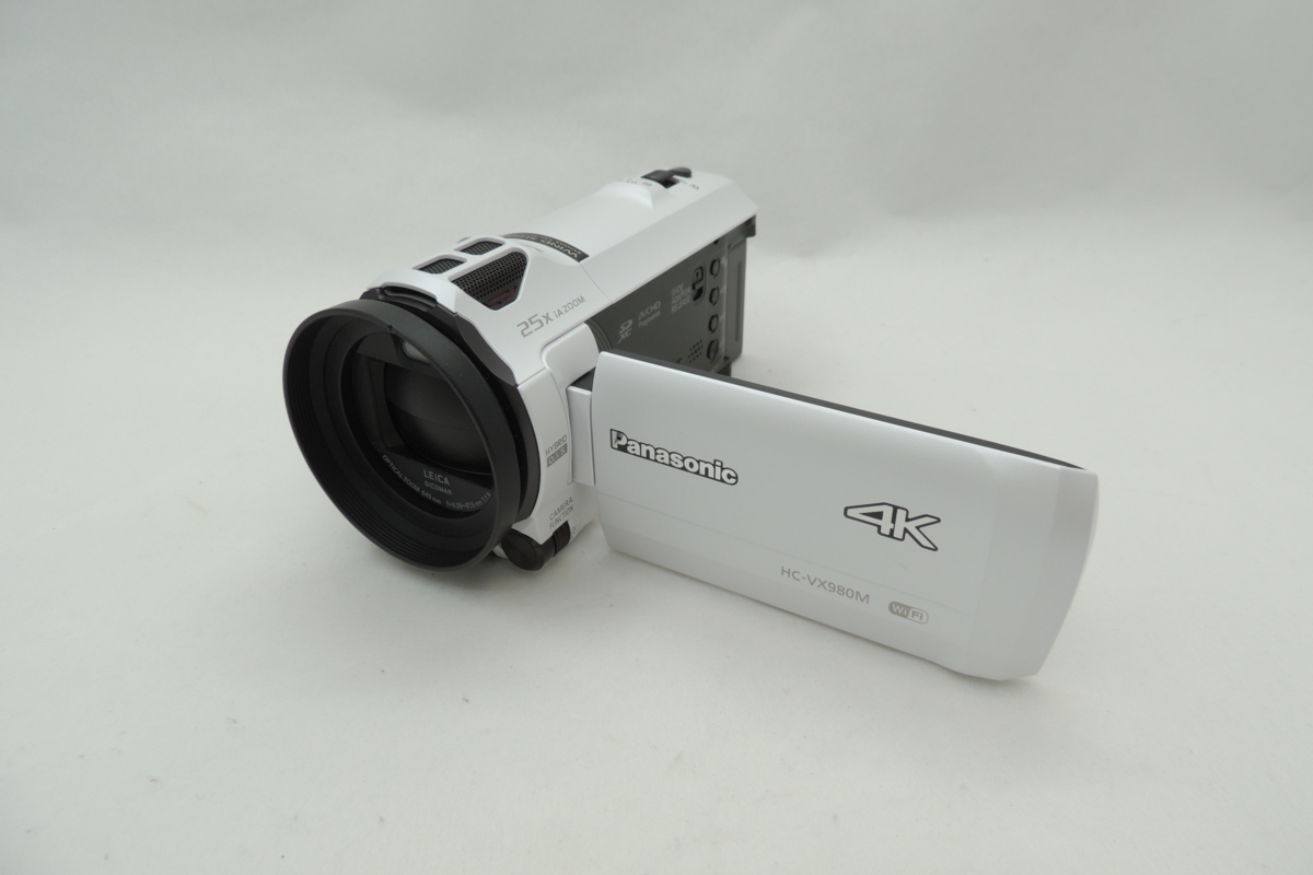 美品　4K ビデオカメラ　Panasonic HC-VX980M ホワイト 概要 デジタル4Kビデオカメラ HC-VX980M | デジタルビデオカメラ