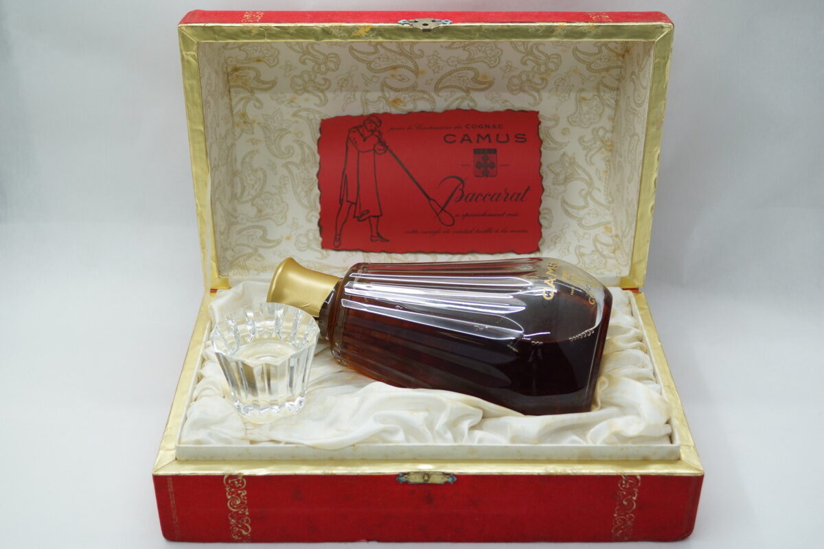 古酒☆カミュ カラフェ バカラ クリスタル ※ 700ml 40% コニャック CAMUS Baccarat COGNAC F260258 - 飲料