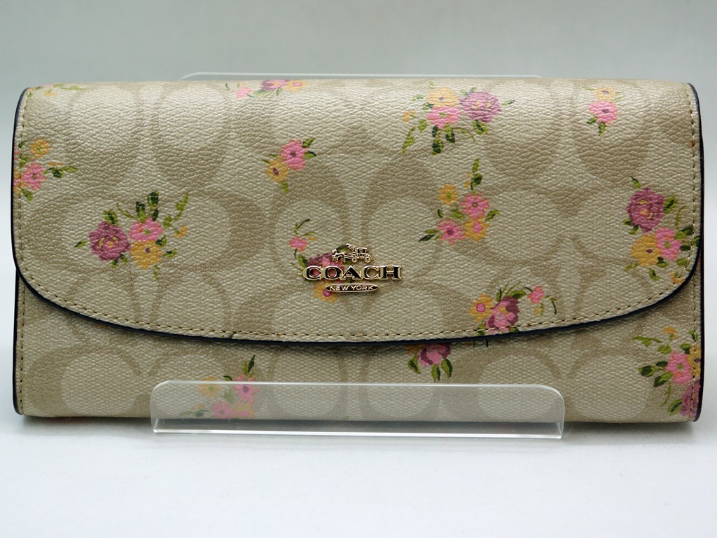 ✨新品未使用✨COACH フラワー　長財布　花柄　派手柄 COACH 【並行輸入品】コーチ 財布 レディース 長財布 花柄