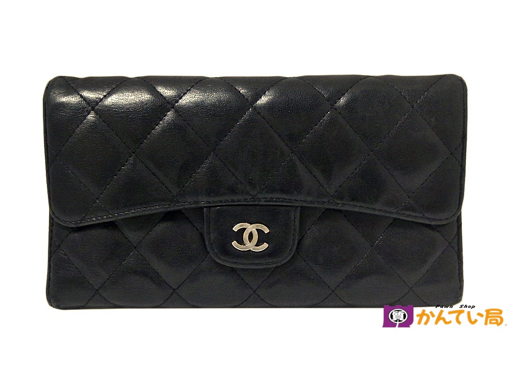 買取価格》CHANEL（シャネル） A31506 マトラッセ 三つ折り長財布は