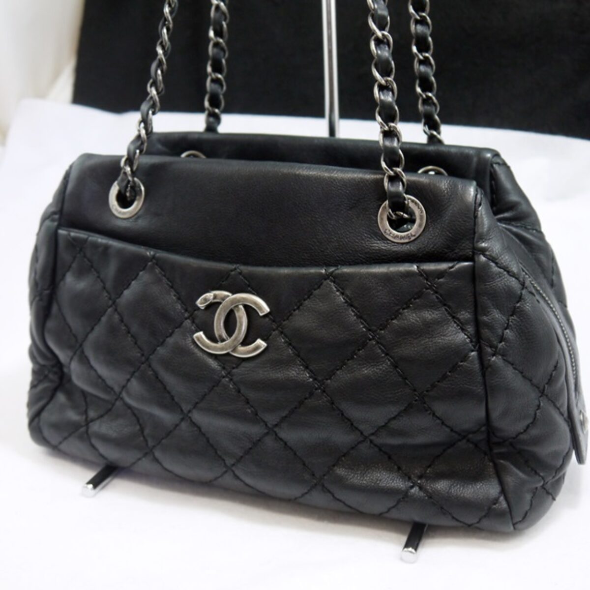 見事な CHANEL ワイルドステッチ チェーンショルダーバッグ | artfive ...