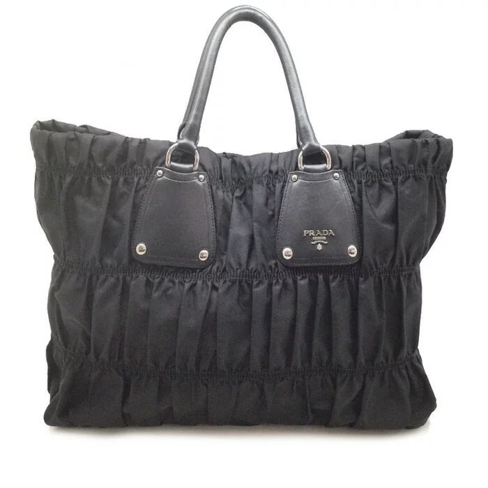 PRADA プラダ BN1232 ナイロン ギャザー トートバッグ
