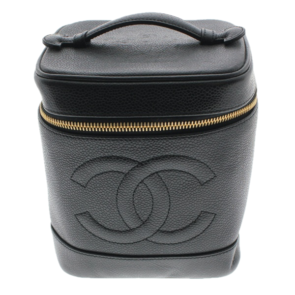 【国内即発】希少！CHANEL ヴァニティバッグ ラウンド キャビア ✨極美品✨ CHANEL キャビアスキン バニティバッグ