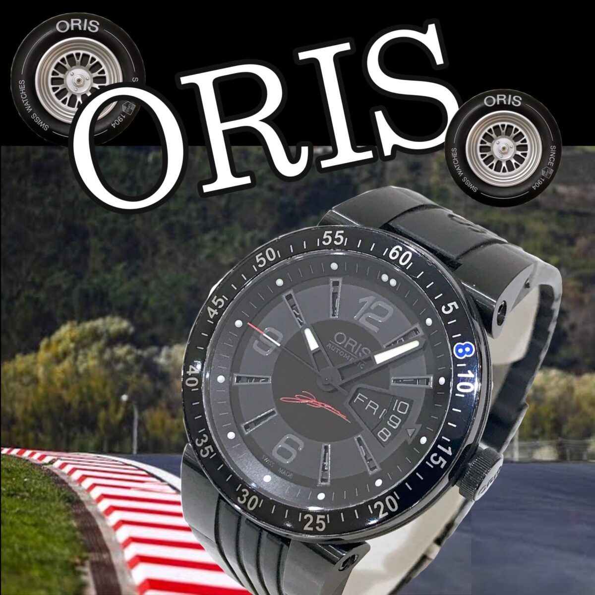 ORIS オリス ウィリアムズ デイデイト ウォッチ 腕時計 635 7560 4164 ...