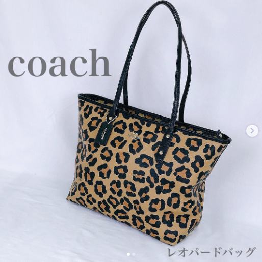 質屋かんてい局松前R56店】coach(コーチ)からレオパード柄のトート