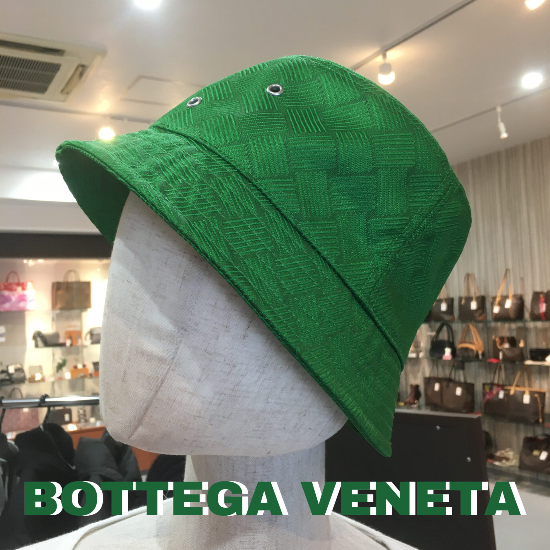 トップ BOTTEGA ハット バケット ヒョウ柄 ヴェネタ ボッテガ VENETA