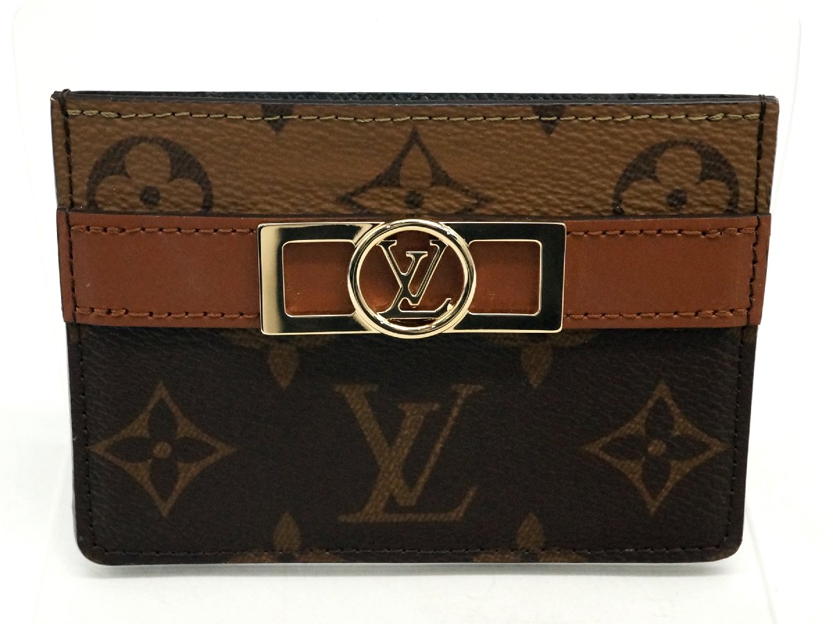 極美品✨ルイヴィトン モノグラム ポルトクレ ドラゴンヌ ドーフィーヌ ブラウン LOUIS VUITTON ルイ・ヴィトン キーホルダー ポルトクレ