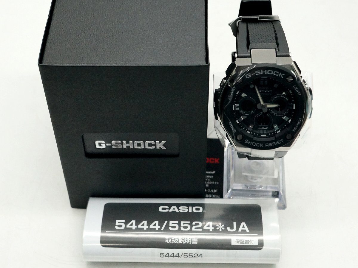 未使用品】CASIO(カシオ) G-SHOCK GST-W300-1AJF タフソーラー 腕時計