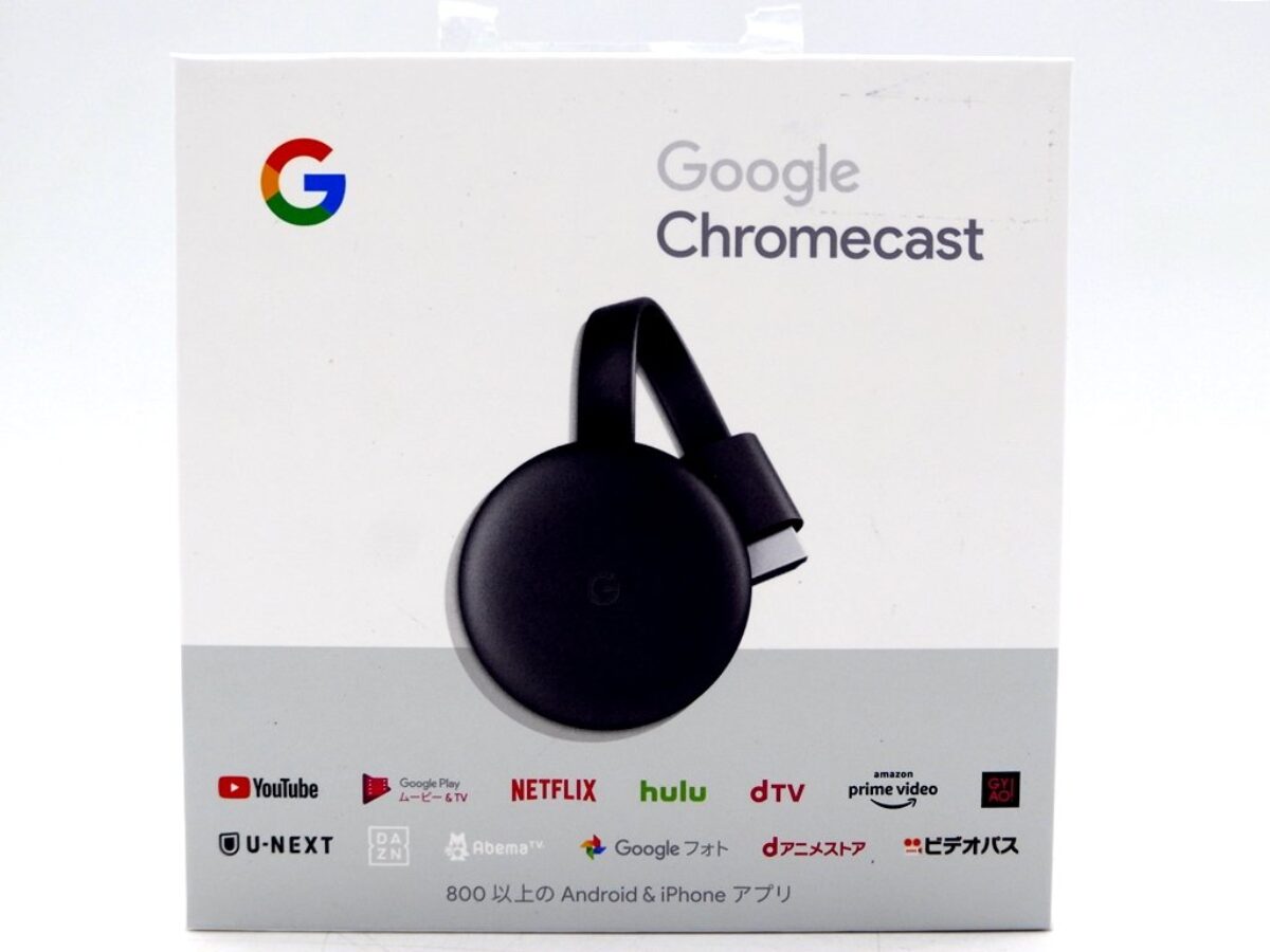 Google Chromecast チャコール GA00439-JP