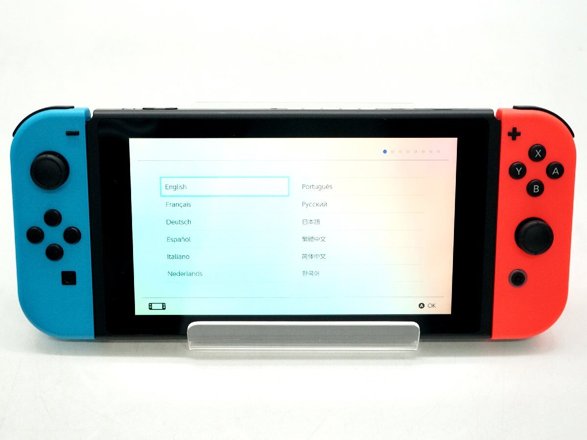 中古品/初期化済】Nintendo Switch Joy-Con (L)ネオンブルー/(R)ネオン