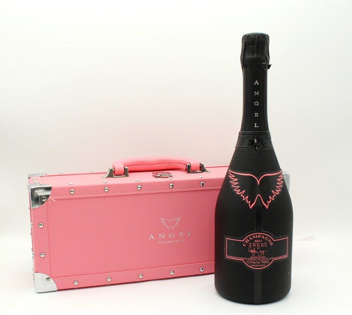 ANGEL エンジェル ブリュット ヘイロー ピンク シャンパン 750ml 12.5% 箱付き 買取　熊本