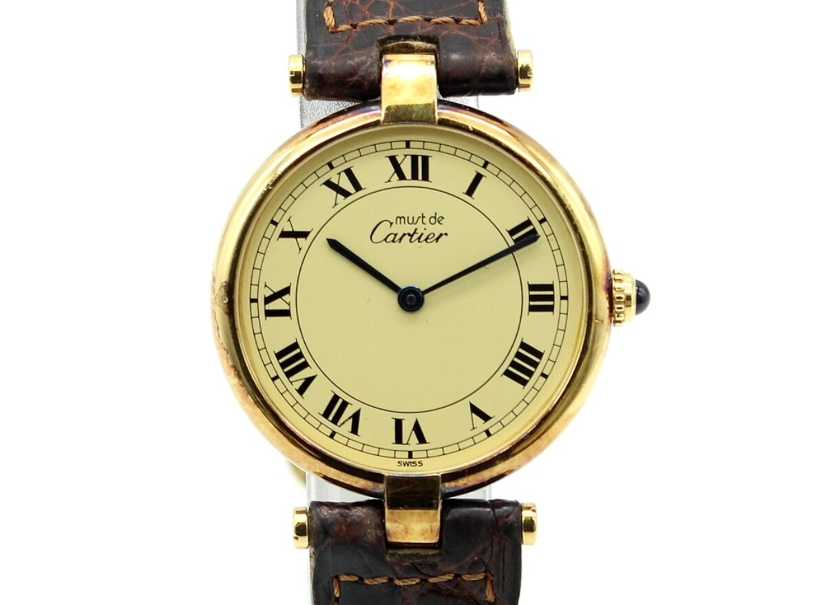 【Cartier カルティエ W1001853 マスト ヴァンドーム ヴェルメイユ 腕時計】を熊本県八代市のお客様より買取させて頂きました
